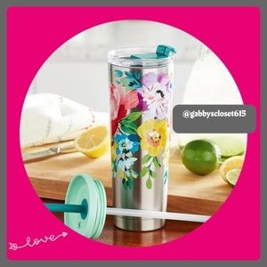 💋 New Pioneer Woman Vacuum Insulated Tumbler, Sweet Romance